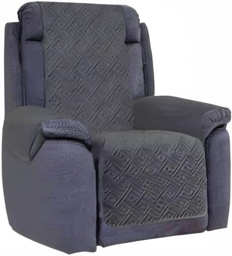 Vista 8 de Fundas para sillas reclinables, impermeables, con protector de muebles antideslizante, funda de sofá para niños, fundas de sofá para perros