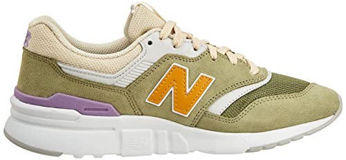 New Balance Women's 997H V1 Sneaker, True Camo/Golden Hour, 10 #TOP5