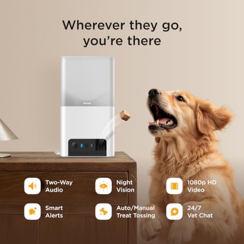 Petcube Bites 2 Lite - WiFi Pet Camera with Treat Dispenser & App