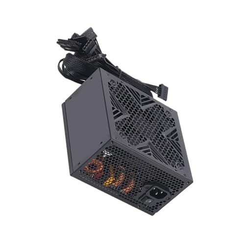 GMBYLBY PC Fuente Alimentación Gaming Computer Fower Suministros 550W/650W/750W con Silencioso Ventilador FDB 120 Mm Eficiente