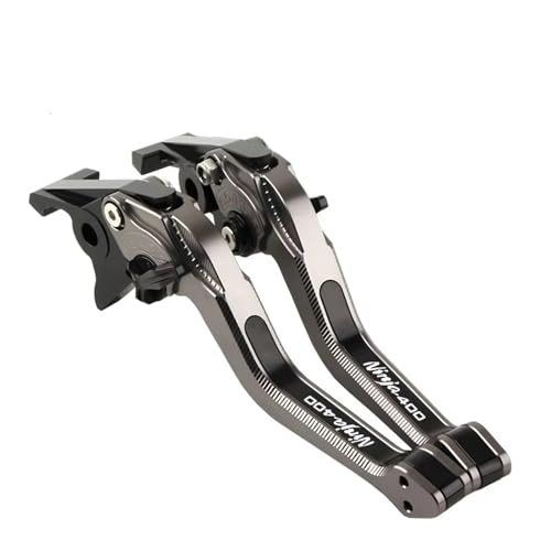 Palancas de embrague freno de motocicleta compatibles con manillar Ninja 400 3D 2