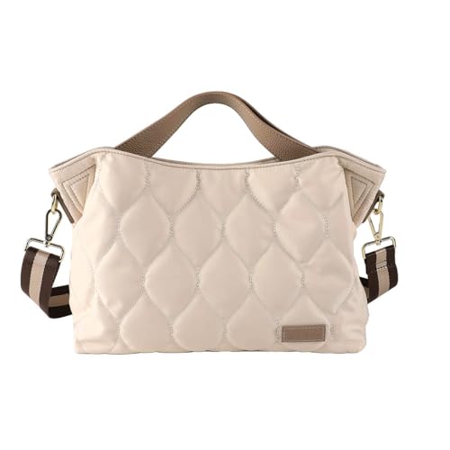 [リズデイズ] 2way トートバッグ レディース ナイロン 軽量 ショルダーバッグ 撥水 B5 (ナチュラル/グレーベージュ)