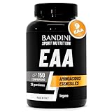 Bandini® EAA Aminoácidos Esenciales - Con 9 Essential Amino Acids Pre intra y Post Entrenamiento - Promueve el crecimiento y la recuperación muscular - Comprimidos veganos y sin azúcar (150 tabletas)