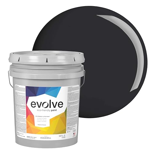 EVOLVE Interior Paint & Primer, Eggshell (Black Iron), 5 Gallon