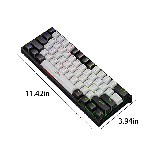 Teclado Mecánico 60% Lovskoo Conectividad USB miniatura 2
