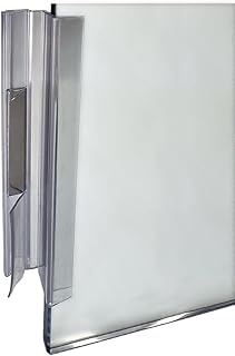 Gordon Glass® Clear Polycarbonate Jamb Strike and Door U-Channel with Vinyl Insert and Magnet for 3/8" Frameless Shower Door - 73" Long