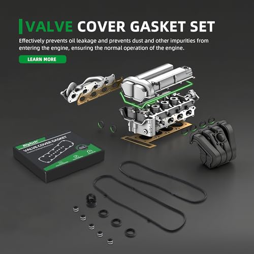 Image of Valve Cover Gasket Set VS50607R for Acura MDX 2003-2009 for RL /TL 2005-2008, for Honda Accord 2003-2007, for Odyssey /Pilot /Ridgeline 2005-2009, for Saturn Vue 04-07, 3.0 3.2 3.5 3.7L V6, 18PCS