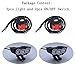 GOODKSSOP 2pcs Owl Style Super Bright 30W LED Light Handlebar Auxiliary Motorcycle Headlight Work Driving Fog Spot Lamp, Universal for Car Offroad ATV Truck Electric Vehicle Bike