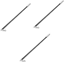 OSALADI 3Pcs Alça De Cortina Persianas Verticais De Substituição Varinha De Puxar Varinha De Substituição Para Persianas Persianas De Cortina Preta E Branca Para Cortina De Janela Para