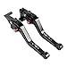 Produktbild OMDHATU Motorrad-CNC-Einstellbarer Klappbarer Ausziehbarer Bremskupplungshebel-Griff Für Für MT-07 2014-2022 2023 PISHTY (Color : 19)
