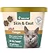 NaturVet - Skin & Coat Plus Omegas for Cats - 60 Soft Chews - Supports Healthy Skin & Glossy Coat - Enhanced with Omega-3, Omega-6 & Biotin - 30 Day Supply