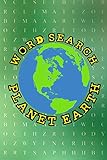 Word Search Planet Earth: Fun Activity Themed World Puzzle Book For Kids And Adults Word Finder Workbook Green Cover Travel Size