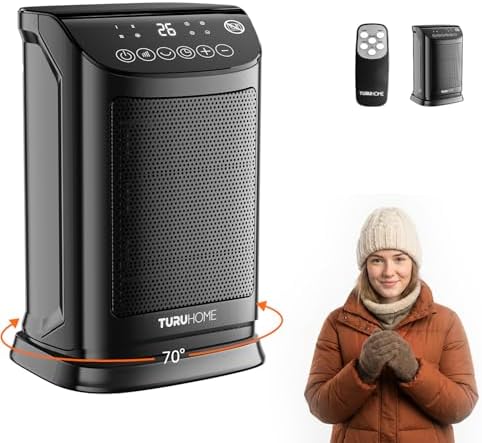 4 em 1 Ventilador de Ar Frio e Aquecedor,Termostato 10°C a 30°C, ...