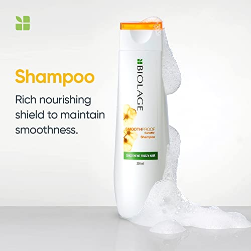 Biolage Smoothproof 6-in-1 Professional Hair Serum for Frizzy Hair |Deep Smoothening With Avocado & Grape Seed Oil | Natural & Vegan - Image 3