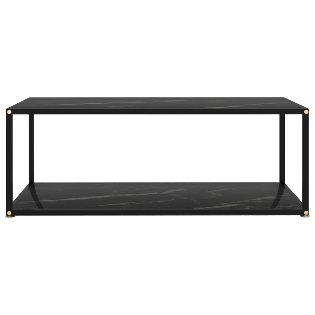 Mesa de centro moderna con diseño de 2 niveles de vidrio templado y acero, mesa de café estable con tablero resistente para salón, ideal para aperitivos, bebidas y