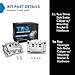 TRQ Rear Brake Caliper Set Compatible with 2006-2012 Ford F-250 Super Duty F-350 Super Duty
