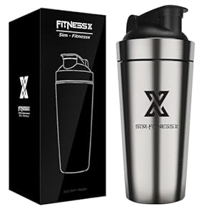 X SIM FITNESSX Edelstahl Shaker 700ml