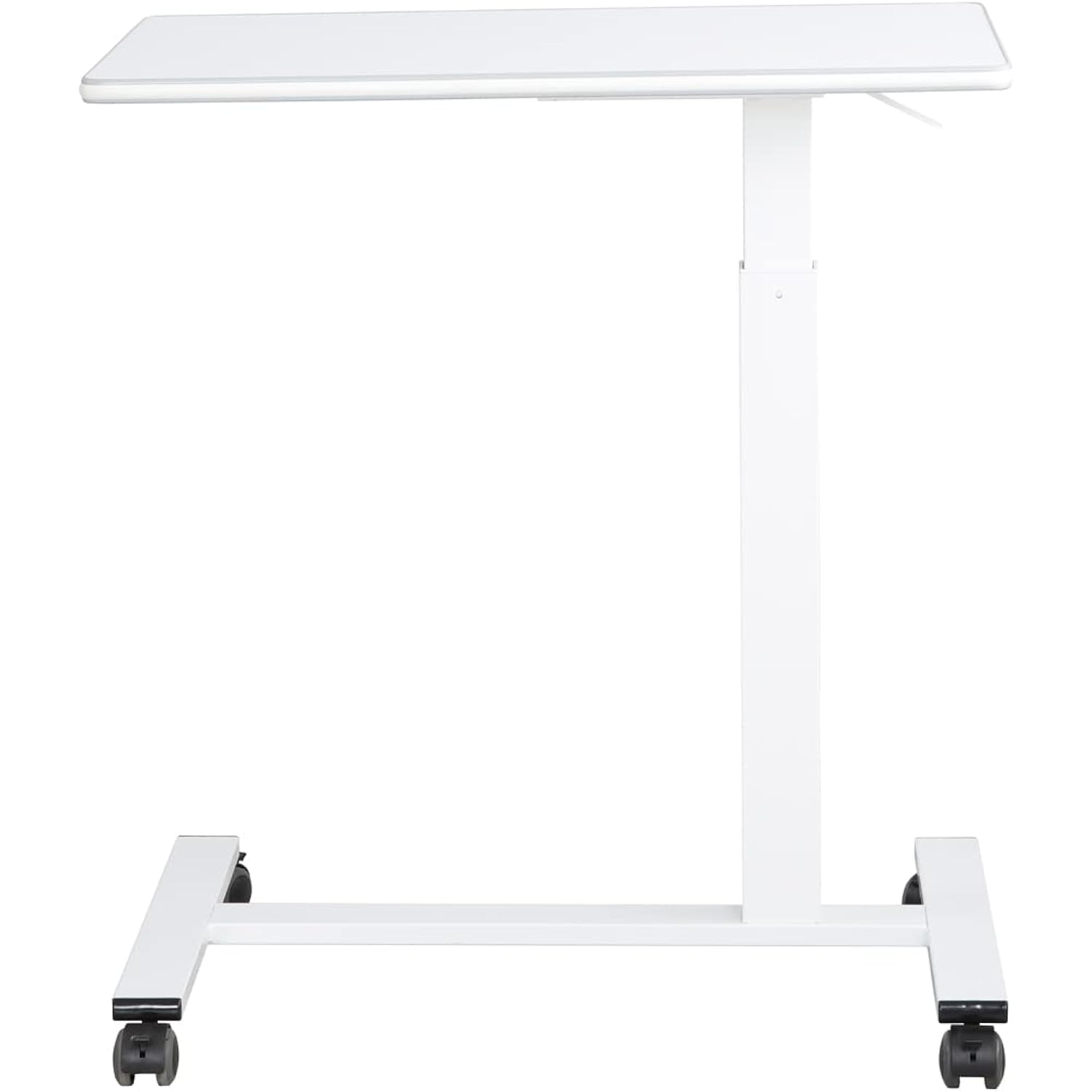 TigerDad Pneumatic Adjustable Overbed Table with Gas Spring Riser Medical