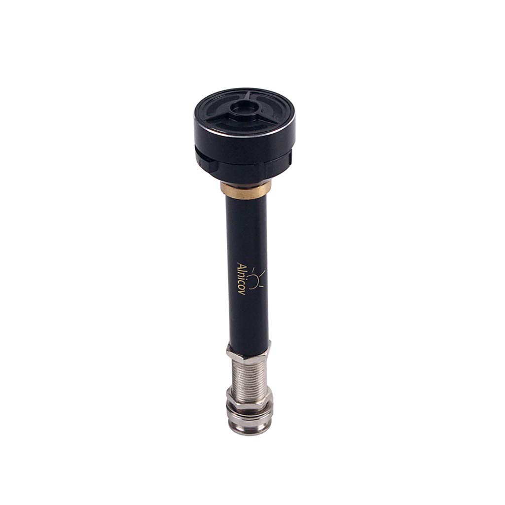Alnicov Easy installé cajon drum pickup EQ percussion tambour Instrument de musique Accessoires, Noir