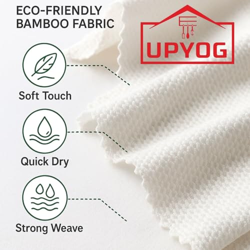 Image of UPYOG Reusable Kitchen Towel Roll 25 Washable Bamboo Fiber Sheets 2500 Times Reusable, Soft & Super Absorbent Eco-Friendly Alternative to Paper Towels Multipurpose Cleaning Cloth for Home & Kitchen