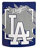 Northwest Enterprises MLB 46x60 Dimensional Design Micro Raschel Throw Blanket (Los Angeles Dodgers)
