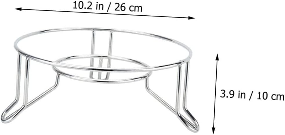Unomor Multi-Functional Kitchen Rack Heatproof Pot Stand Steam Pot Rack Non-Slip Sturdy Design