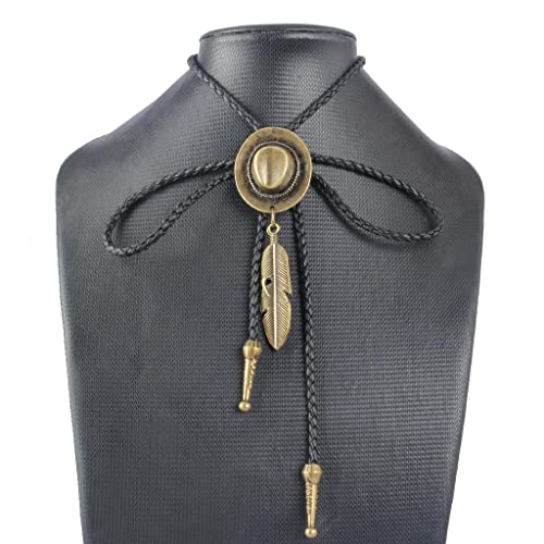 Corbata vaquera Bolo de colección con resina y latón antiguo el regalo ideal de rodeo 6