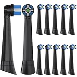 12 Pack Replacement Toothbrush Heads Compatible with Oral-B iO 3/4/5/6/7/8/9/10 Series Ultimate Clean Electric Toothbrush,for Oral-B iO Electric Toothbrush (Black, M) - Image 1