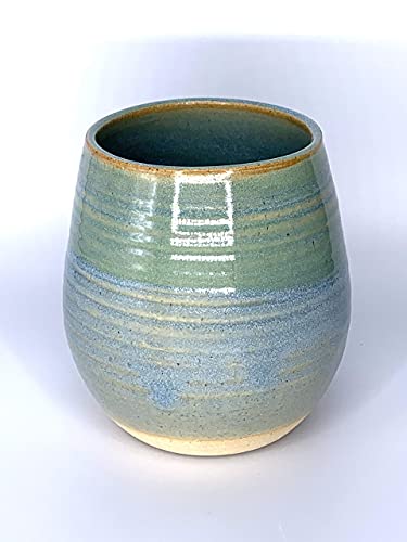 Wine Cup, Wine Glass, In Blue And Green #TOP1