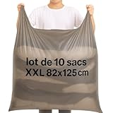 💪⚖️ RÉSISTANT JUSQU’À 15 KG – PE épais, soudures solides, excellente tenue à la traction : pas de déchirure à mi-escaliers. Chargez en confiance et gagnez du temps.