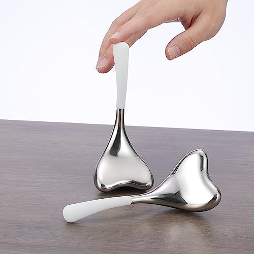 Fabludo 2-in-1 Gua Sha Cryo Sticks, Facial Skin Care Tools for Women Face and Eyes Massage, Unbreakable Stainless Steel Esthetician Supplies, Cooling Spa Ice Globes Roller with Carry Case