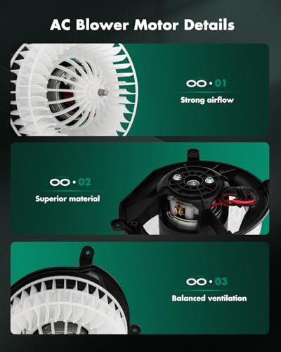Image of SCITOO HVAC Heater Blower Motor Front Fit For Mercedes-Benz Model - For CLS350,For CLS500,For CLS550,For CLS63 AMG,For E280,For E300,For E55 AMG,For E550,For E63 AMG Replacement For # 700212