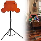 Fiwochic 7-pad Electronic Drum Pad Stand, Adjustable Pad Stand with Height 23 to 47 Inches for 7-pad Roll-up Electronic Drum Set Gifts for Boys Girls