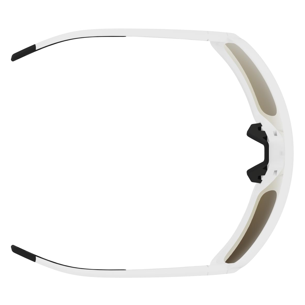 Scott Torica LS AMP wymienne okulary rowerowe białe/złote chromowane