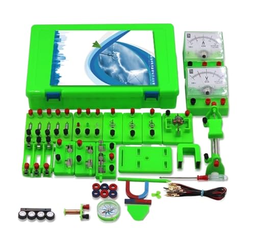SAGELSHN Science Experiments Caja De Experimentos De Circuitos Eléctricos Básicos De Física, Instrumento De Enseñanza De Electromagnetismo Kit Electronica Educación
