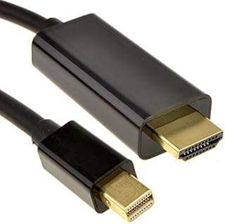 BeckenBower® 1.8m Mini DisplayPort THUNDERBOLT to HDMI Cable FOR MacBook Pro MacBook AIR Mini to TV (Supports THUNDERBOLT port, VIDEO Adapter lead for Apple iMac.) **Supports Audio**