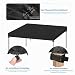 VANSHEIM Abdeckung Tischplatte Abdeckung Gartentisch Abdeckhaube Gartentisch Abdeckhaube für Tisch Wasserdicht Abdeckplane Gartentisch Winddicht UV-Beständiges 420D Oxford Gewebe 120x90x15cm