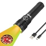 BIZOOM Rechargeable Blood Tracking Light for Hunting, Blood Tracker Flashlight, Deer Hunting Accessories for Deer, Elk & Big Game