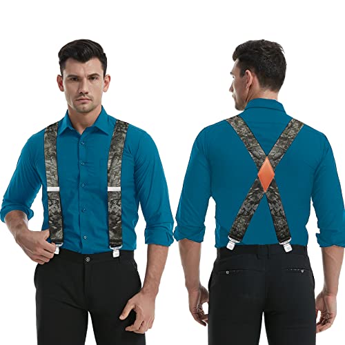 Wonhag WO-SUSPENDERS-007 For Men Big And Tall Work Braces Adjustable Durable Mens Suspenders thumb #1