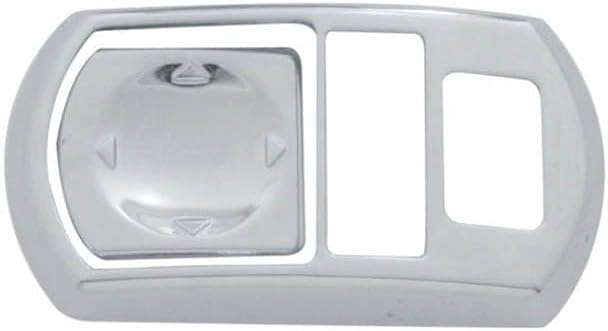 Technical Precision Replacement for Kenworth T660 Year 2012 Chrome Rear View Mirror Switch Cover Driver Side