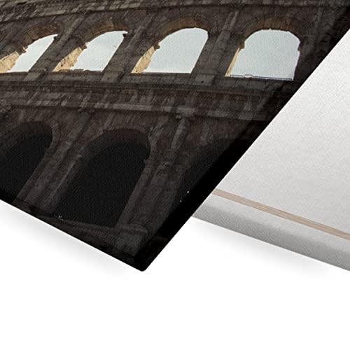 Affiche Rome Colisée en toile carrée pour sublimer un bureau ou une chambre