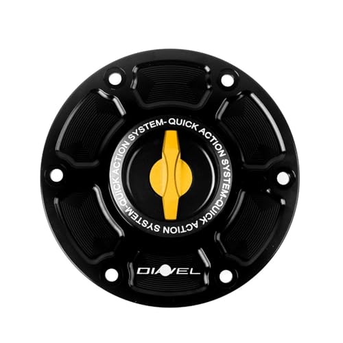 Motorcycle Fuel Gas Tank Cap CNC Keyless Quick Release Motorcycle Tank Fuel Caps TWM-Gas Cover for Du&Cati DIAVEL 1260 Hypermotard MULTISTRADA 950 1200