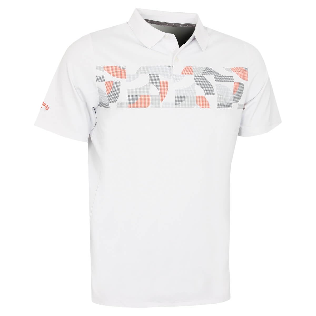 Callaway Golf Mens Optical 'C' Moisture Polo Shirt - Bright White - XXL