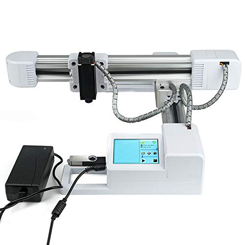 CNC-Lasergravur-Markiermaschine,Offline-USB-Lasergravurmaschine, Mini-Desktop-Laserdrucker mit Schnitzergröße 155x175mm, für Holz, Papier,