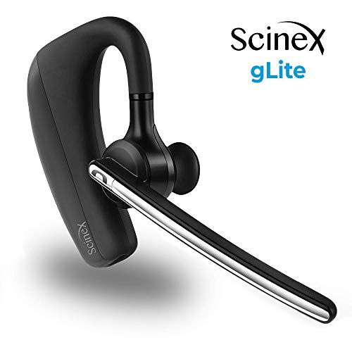 Scinex gLite Bluetooth Headset for Trucker Bluetooth Headset with Mic, Bluetooth Over the