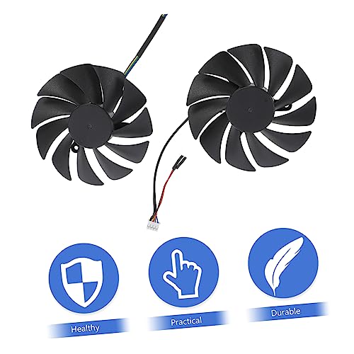 TEHAUX par de ventiladores de refrigeración para GPU miniatura 7