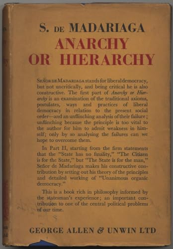 Anarchy or hierarchy [Unknown] B000855D4K Book Cover