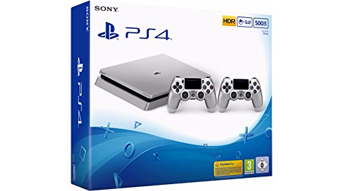 PlayStation 4 500GB, Silver + DS4 Silver V2