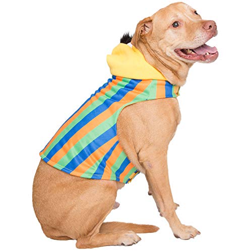 Pet Krewe Large Bert Costume - Sesame Street Bert Dog Costume - Fits Small, Medium, Large and Extra Large Pets -Perfect for Halloween, Christmas Holiday, Parties, Photoshoots, Gifts for Dog Lovers by PET KREWE UNLEASH THE PARADE - Used condition - US$7.58