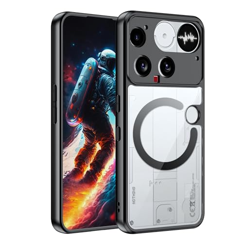 Suttkue Schutzhülle für Nothing Phone (3), Anti-Gelb, durchscheinend, matt, Retro, stoßfeste Handyhülle (kein TPU)